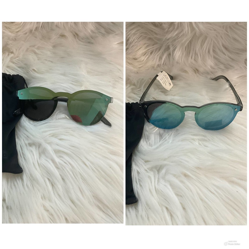 Joe's Silver Mirror Sunglasses